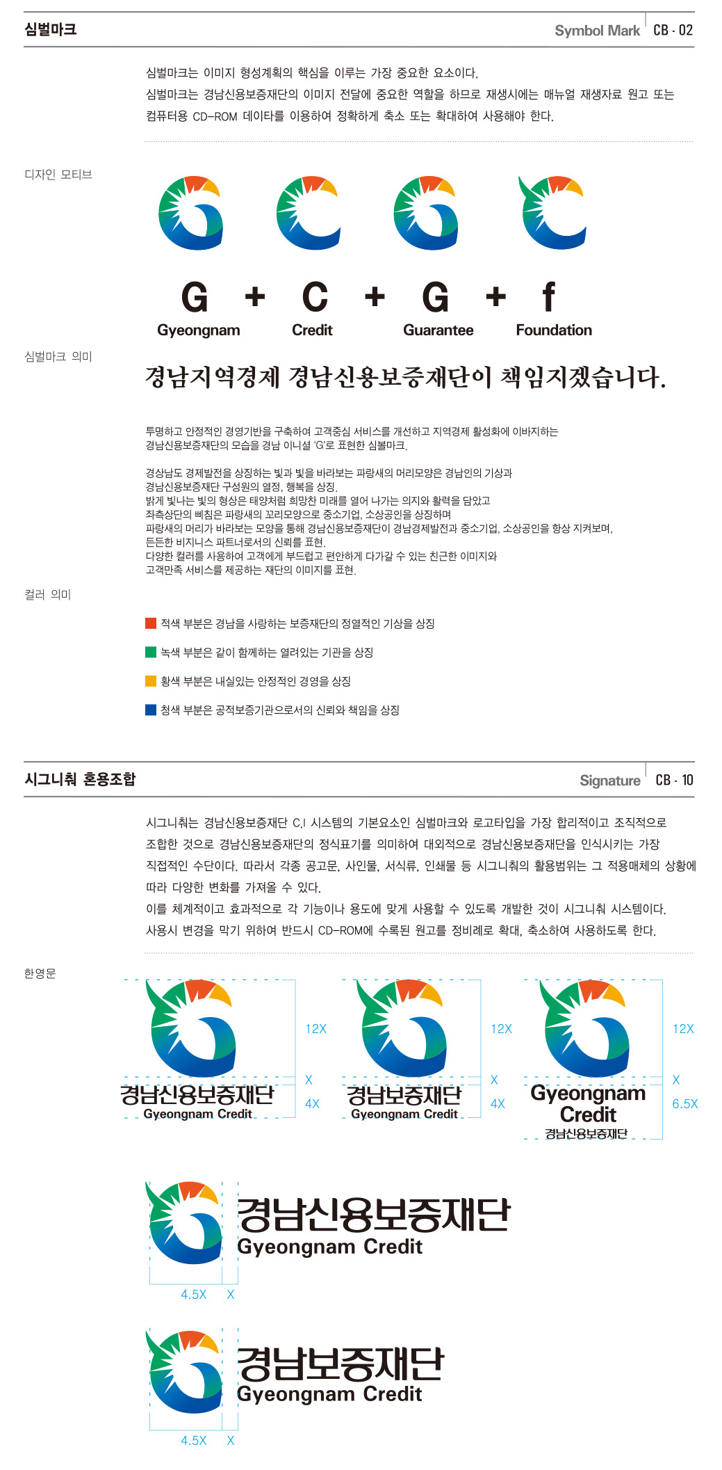 경남신용보증재단  CI 소개